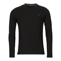 Abbigliamento Uomo T-shirts a maniche lunghe Tommy Hilfiger TOMMY LOGO LONG SLEEVE TEE Nero