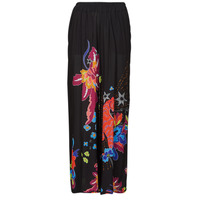 Abbigliamento Donna Pantaloni morbidi / Pantaloni alla zuava Desigual SWIM_JUNJLY_BOTTOM Nero / Multicolore