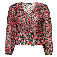 Abbigliamento Donna Top / Blusa Desigual BLUS_ZOÉ Nero / Rosso