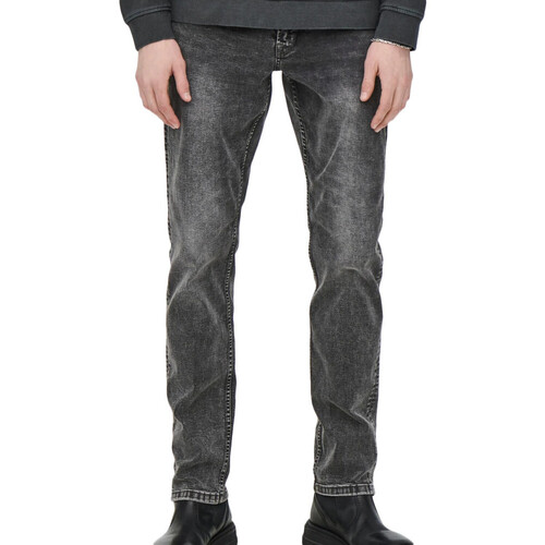 Abbigliamento Uomo Jeans dritti Only & Sons  22026458 Grigio