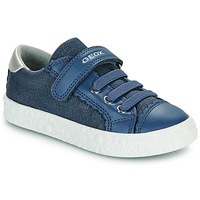 Scarpe Bambina Sneakers basse Geox JR CIAK GIRL Blu / Argento