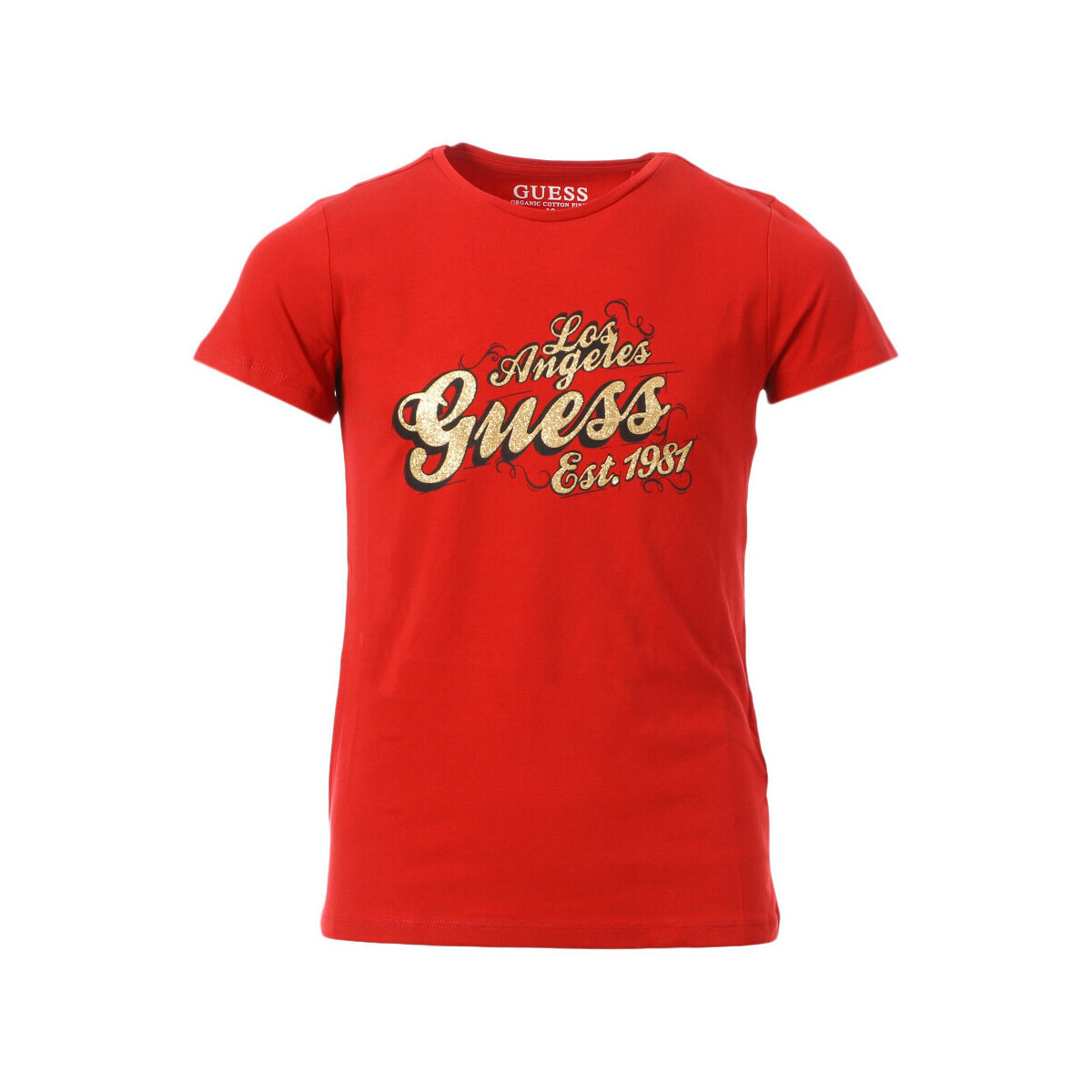 Abbigliamento Bambino T-shirt & Polo Guess G-J3BI03J1314 Rosso