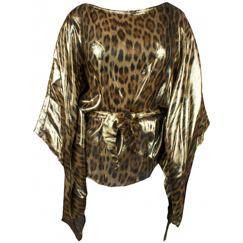 Abbigliamento Donna Top / T-shirt senza maniche Roberto Cavalli  Oro