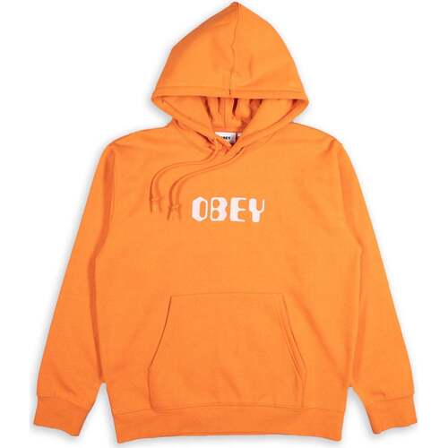 Abbigliamento Uomo Felpe Obey Grafx Arancio Arancio