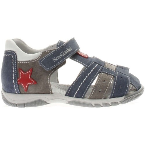 Scarpe Bambino Sandali NeroGiardini P724251M-203-203 - Sandalo ch Blu