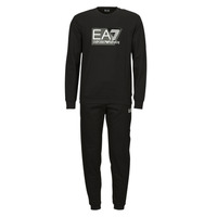 Abbigliamento Uomo Tuta Emporio Armani EA7 TRACKSUIT 3DPV51 Nero / Bianco