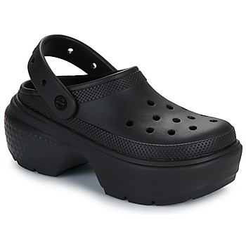 Scarpe Donna Zoccoli Crocs Stomp Clog Nero