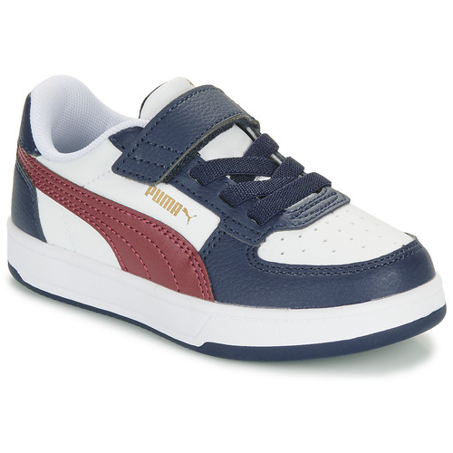 Scarpe Bambino Sneakers basse Puma CAVEN 2.0 PS Bianco / Marine / Bordeaux