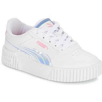 Scarpe Bambina Sneakers basse Puma CARINA 2.0 PS Bianco / Rosa