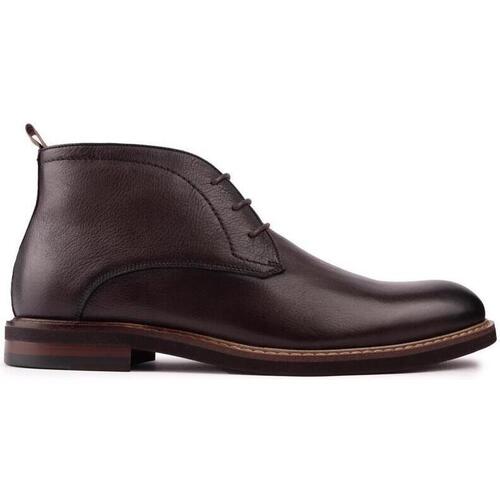 Scarpe Uomo Stivali Sole River Chukka Stivali Marrone