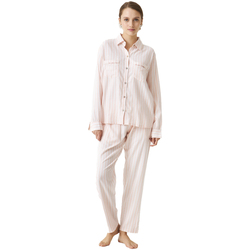 Abbigliamento Donna Pigiami / camicie da notte J&j Brothers JJBDP1500 Rosa