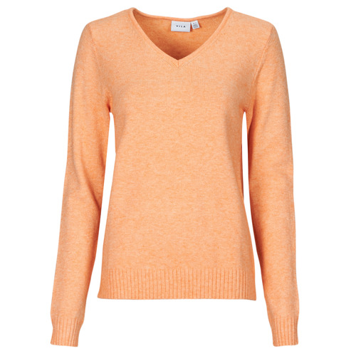 Abbigliamento Donna Maglioni Vila VIRIL V NECK Arancio