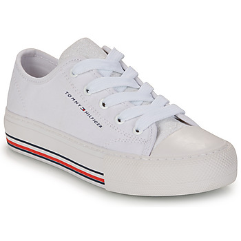 Scarpe Bambina Sneakers basse Tommy Hilfiger BEVERLY Bianco