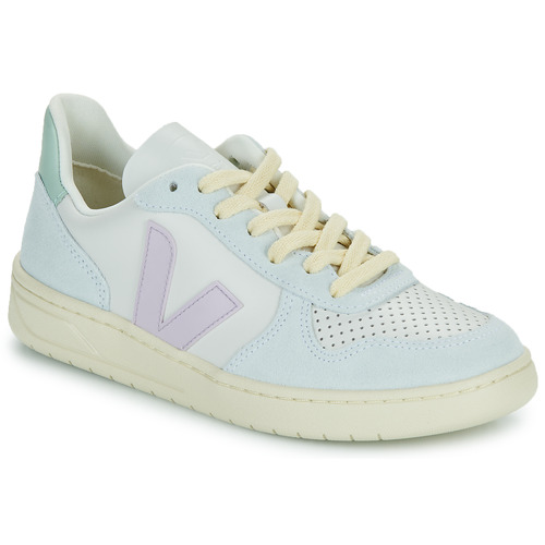 Scarpe Donna Sneakers basse Veja V-10 Bianco / Blu