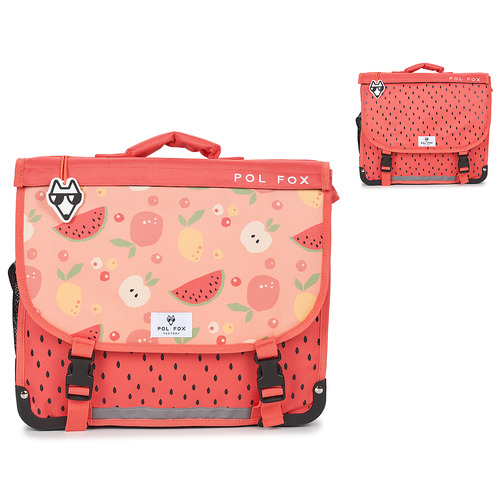 Borse Bambina Cartelle Pol Fox CARTABLE TUTTI FRUTTI 38 CM Rosa