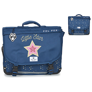 Borse Bambina Cartelle Pol Fox CARTABLE STAR BLU 38 CM Marine / Oro