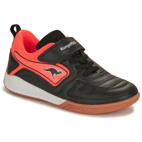 Scarpe Unisex bambino Sport Indoor Kangaroos K5-Block EV Nero / Rosso