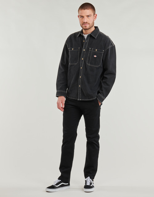 Dickies HOUSTON LS SHIRT Nero