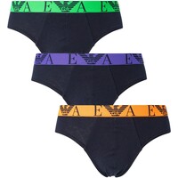 Biancheria Intima Uomo Slip Emporio Armani Slip da 3 confezioni Blu