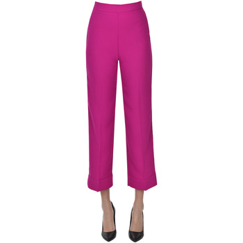 Abbigliamento Donna Pantaloni Nenette Pantaloni in crepè PNP00003007AE Viola