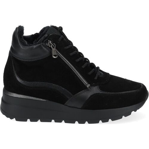 Scarpe Donna Sneakers alte Waldläufer Sneakers Nero