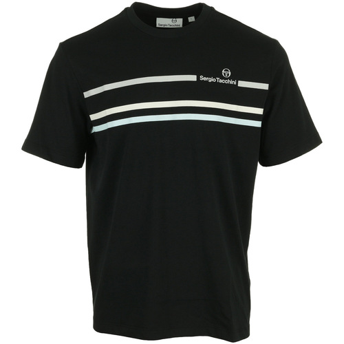 Abbigliamento Uomo T-shirt maniche corte Sergio Tacchini Plug In Co T Shirt Nero