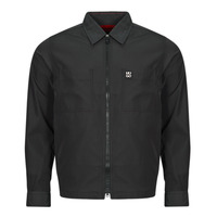 Abbigliamento Uomo Overshirt HUGO Evalom Nero