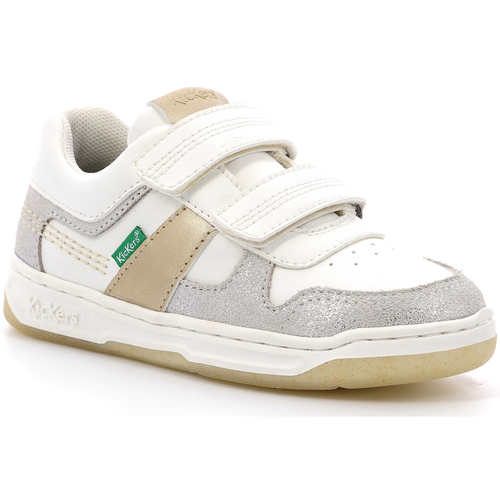 Scarpe Bambina Sneakers basse Kickers Kalido Bianco