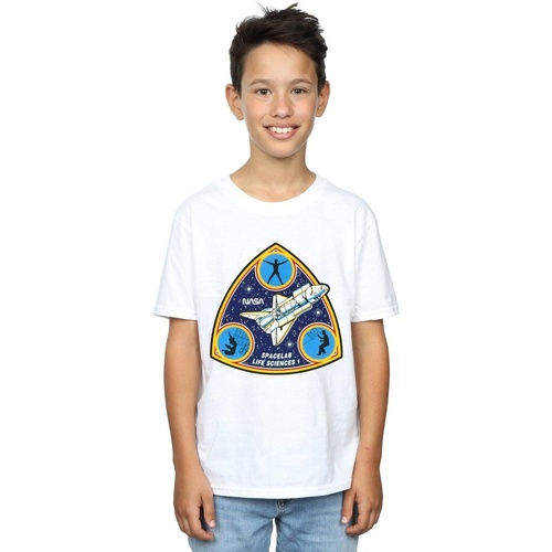 Abbigliamento Bambino T-shirt & Polo Nasa Spacelab Life Science Bianco