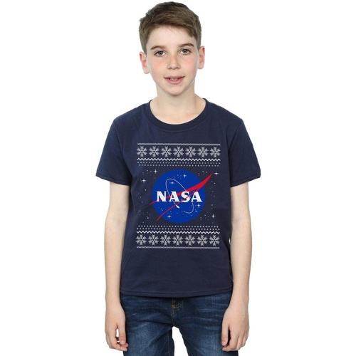 Abbigliamento Bambino T-shirt & Polo Nasa BI40369 Blu