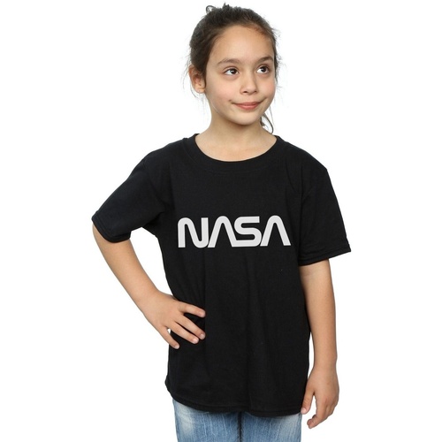 Abbigliamento Bambina T-shirts a maniche lunghe Nasa BI42283 Nero