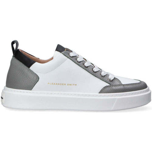 Scarpe Uomo Sneakers basse Alexander Smith sneaker Bond bianco grigio Bianco