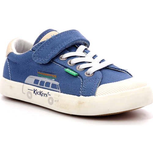 Scarpe Bambino Sneakers basse Kickers Kickgoldi Blu