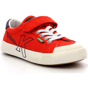 Scarpe Bambina Sneakers basse Kickers Kickgoldi Rosso