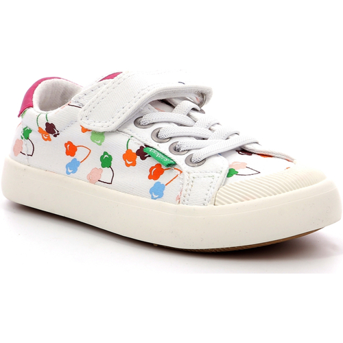 Scarpe Bambina Sneakers basse Kickers Kickgoldi Bianco