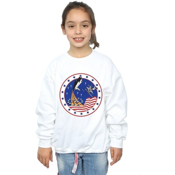 Abbigliamento Bambina Felpe Nasa Rocket 76 Bianco