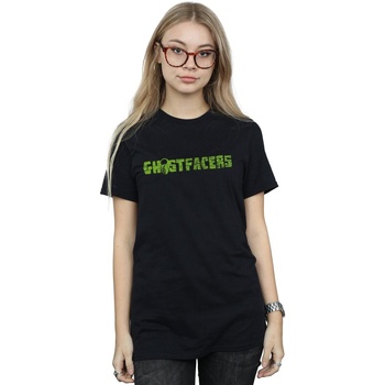 Abbigliamento Donna T-shirts a maniche lunghe Supernatural Ghostfacers Nero