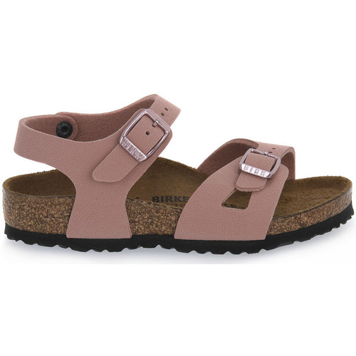 Scarpe Bambina Sandali Birkenstock RIO KIDS PINK CLAY CALZ S Rosa