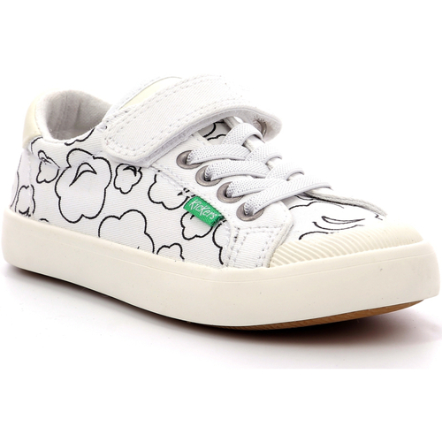 Scarpe Bambina Sneakers basse Kickers Kickgoldi Bianco