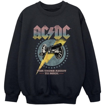 Abbigliamento Bambino Felpe Acdc For Those About To Rock Nero