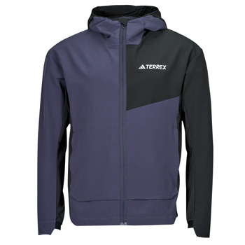 Abbigliamento Uomo giacca a vento adidas TERREX Multi Softshell Jacket Blu / Nero