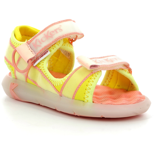 Scarpe Unisex bambino Sandali Kickers Kickjune Rosa