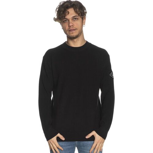 Abbigliamento Uomo Maglioni Calvin Klein Jeans ATRMPN-43695 Nero