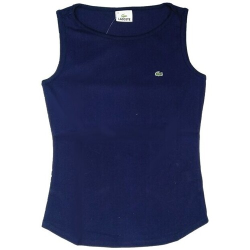 Abbigliamento Donna Polo maniche corte Lacoste TF1077 Blu