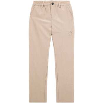 Abbigliamento Bambino Pantaloni Guess Pantalone tessuto tecnico L4RB00WFKR0 Beige