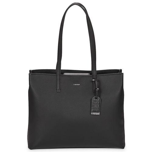 Borse Donna Tote bag / Borsa shopping Calvin Klein Jeans CK MUST MEDIUM SHOPPER_MONO Nero