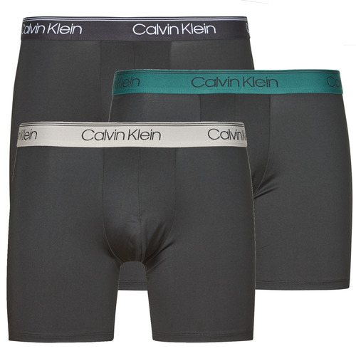 Biancheria Intima Uomo Boxer Calvin Klein Jeans BOXER BRIEF X3 Nero