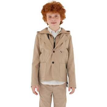 Abbigliamento Bambino Giacche Guess Blazer cappuccio L4RL03WFKR0 Beige