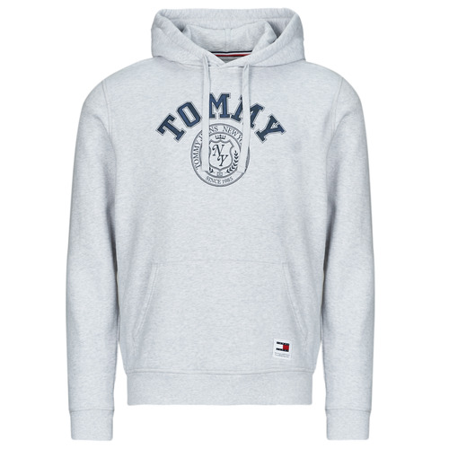 Abbigliamento Uomo Felpe Tommy Jeans TJM REG WASHED PREP EXPLR HOODIE Grigio