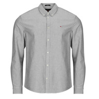 Abbigliamento Uomo Camicie maniche lunghe Tommy Jeans TJM ENTRY REG OXFORD SHIRT Grigio